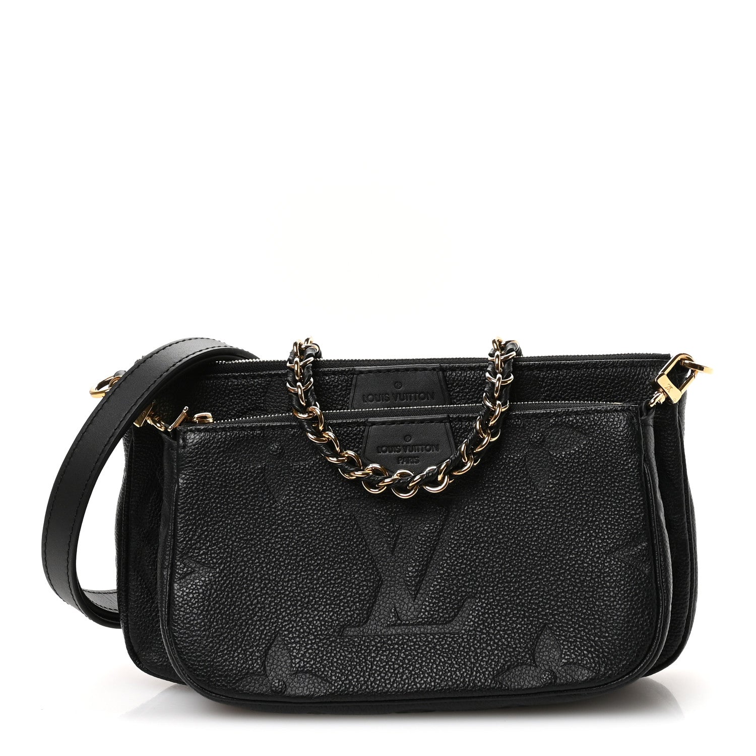 Louis Vuitton Empreinte Monogram Giant Multi Pochette Accessories Black 1 of 10
