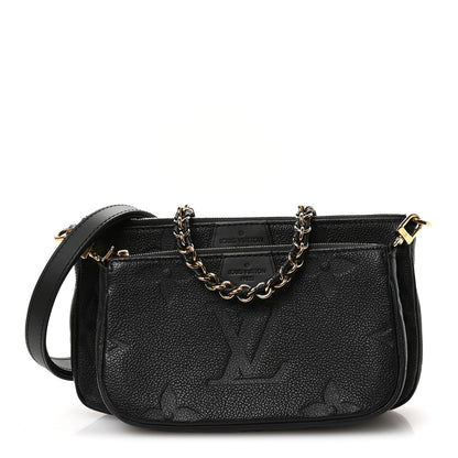 Louis Vuitton Empreinte Monogram Giant Multi Pochette Accessories Black 1 of 10