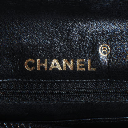 Chanel Lizard Mini Square Flap Black 6 of 9