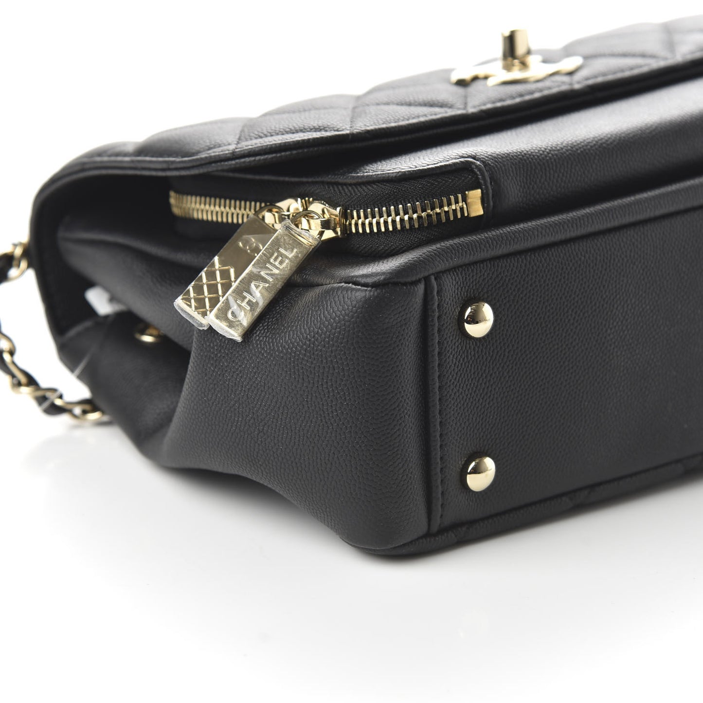 Caviar Quilted Medium Business Affinity Flap Black