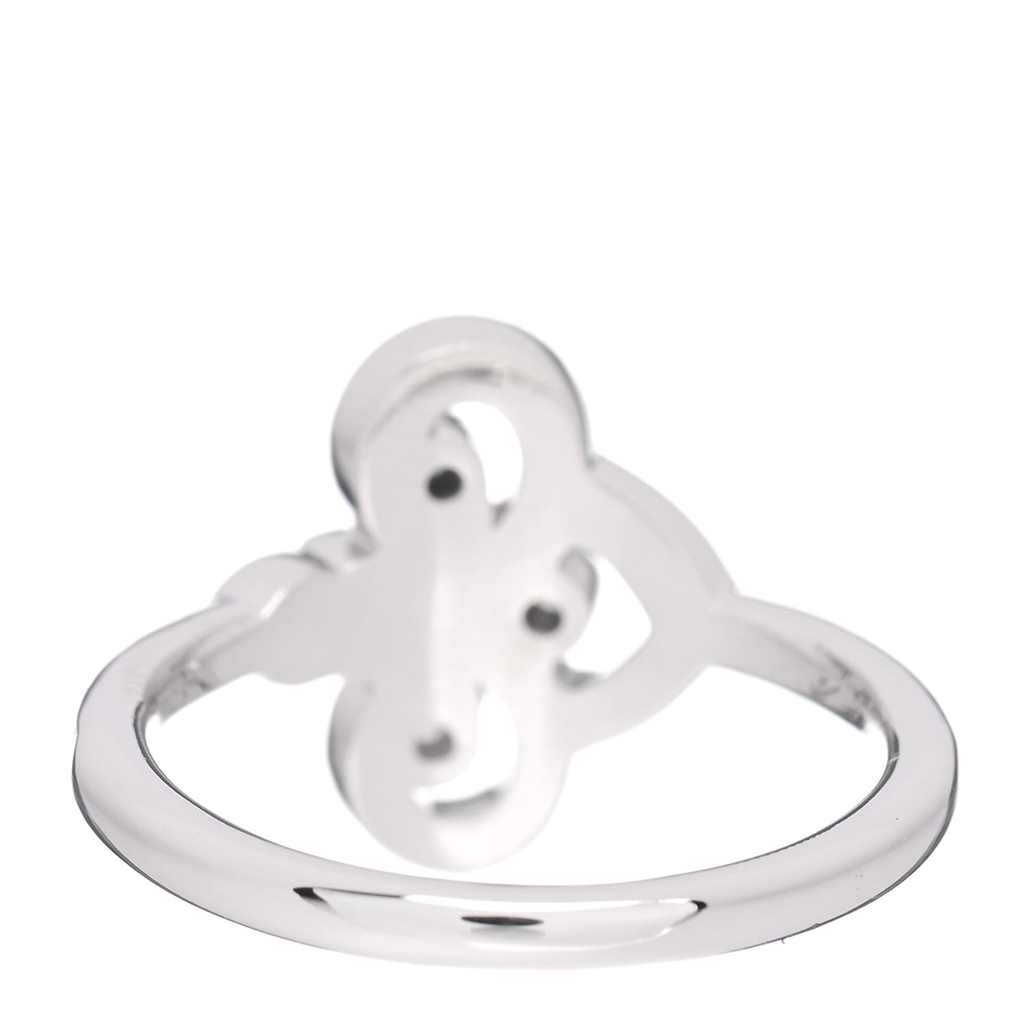 Tiffany Platinum Diamond Fleur de Lis Ring 51 5.75 4 of 5