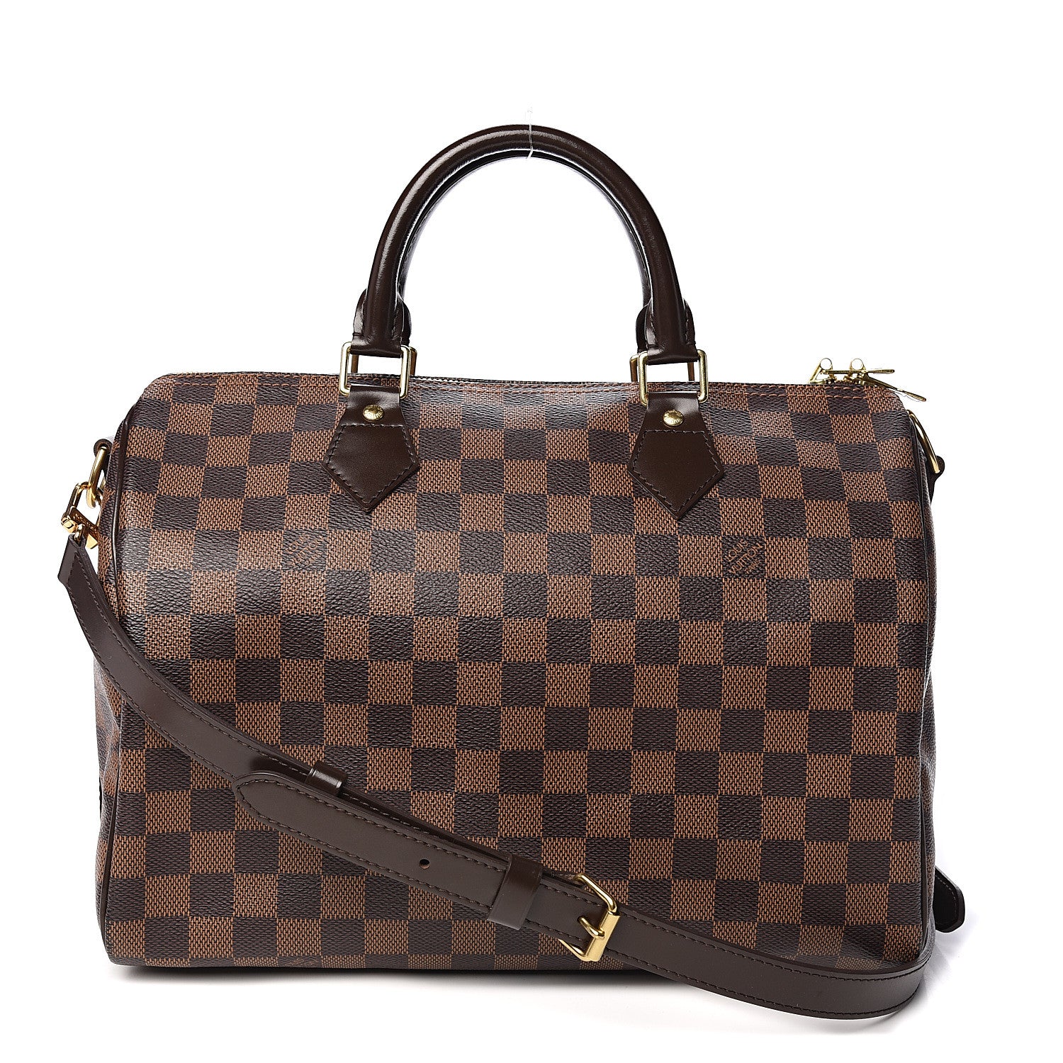 Louis Vuitton Damier Ebene Speedy Bandouliere 30 1 of 10