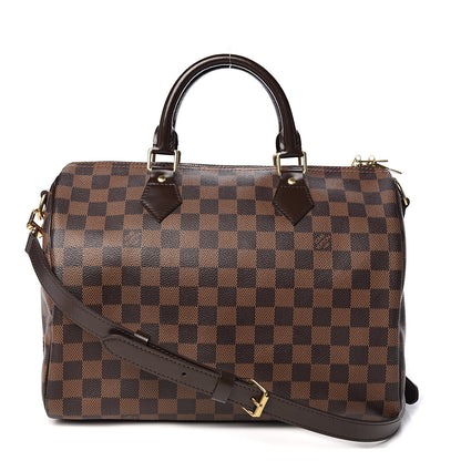 Louis Vuitton Damier Ebene Speedy Bandouliere 30 1 of 10