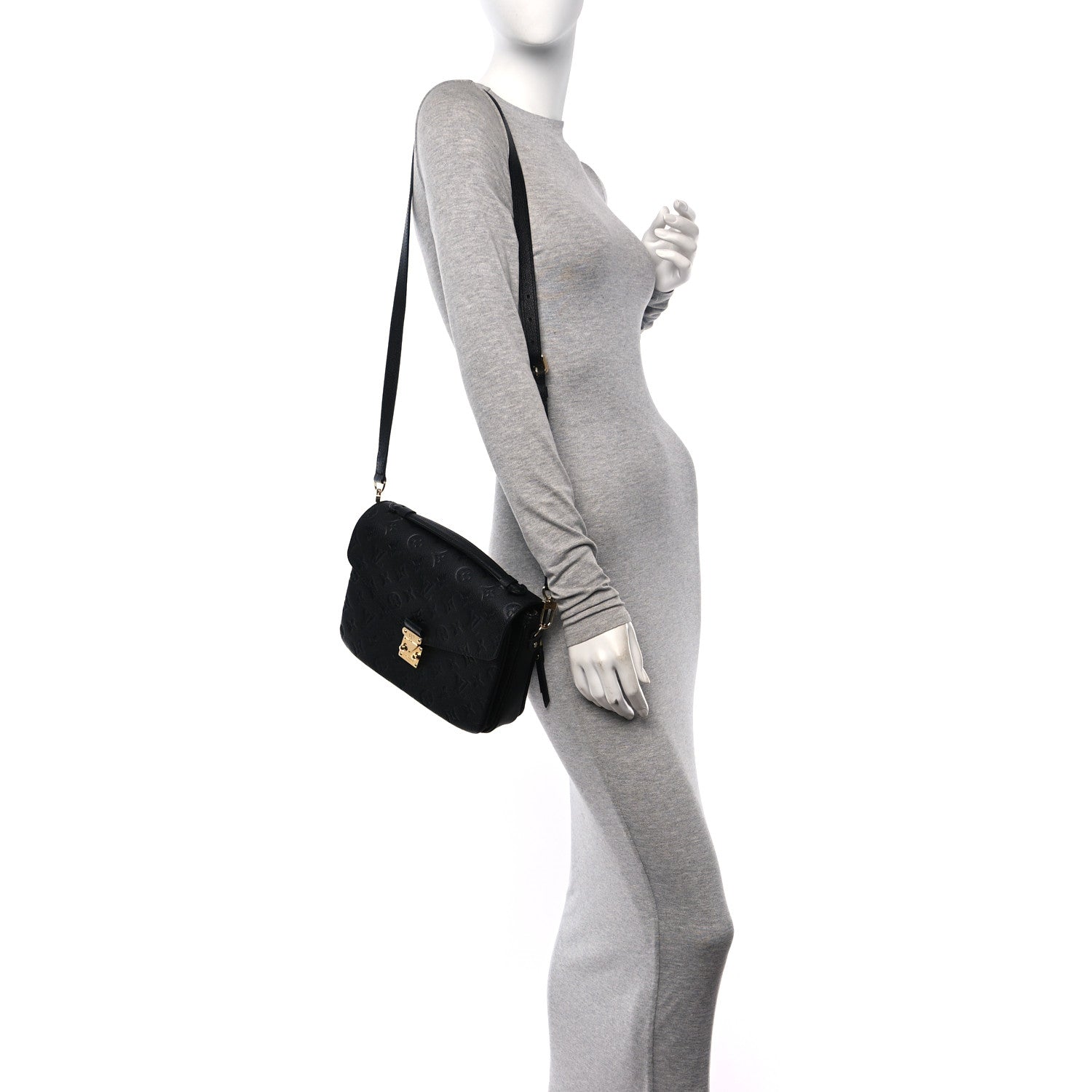 Louis Vuitton Empreinte Pochette Metis Black 3 of 9