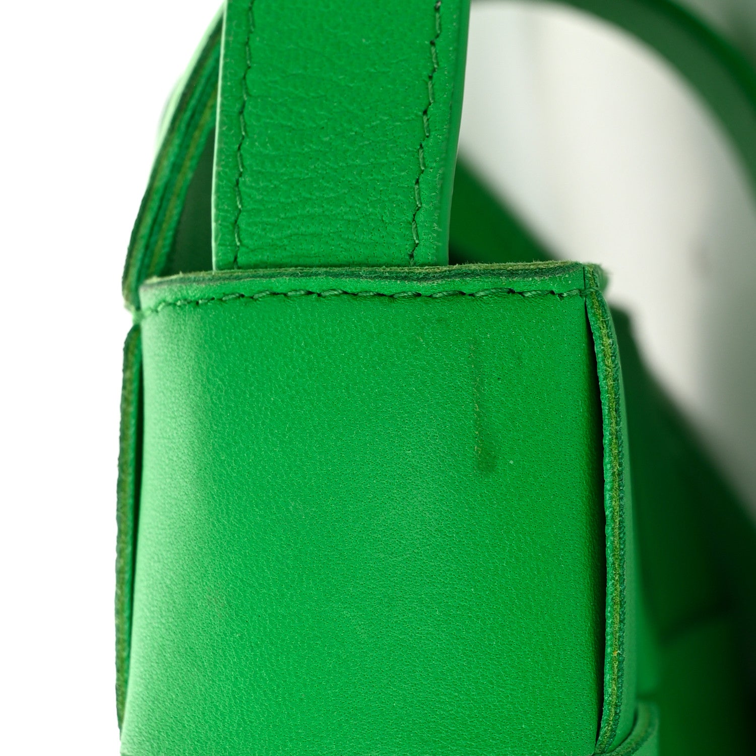 Bottega Veneta Lambskin Maxi Intrecciato Extra Mini Cassette Crossbody Bag Parakeet 10 of 11