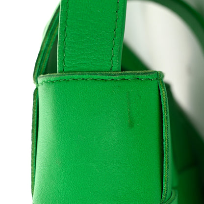 Bottega Veneta Lambskin Maxi Intrecciato Extra Mini Cassette Crossbody Bag Parakeet 10 of 11