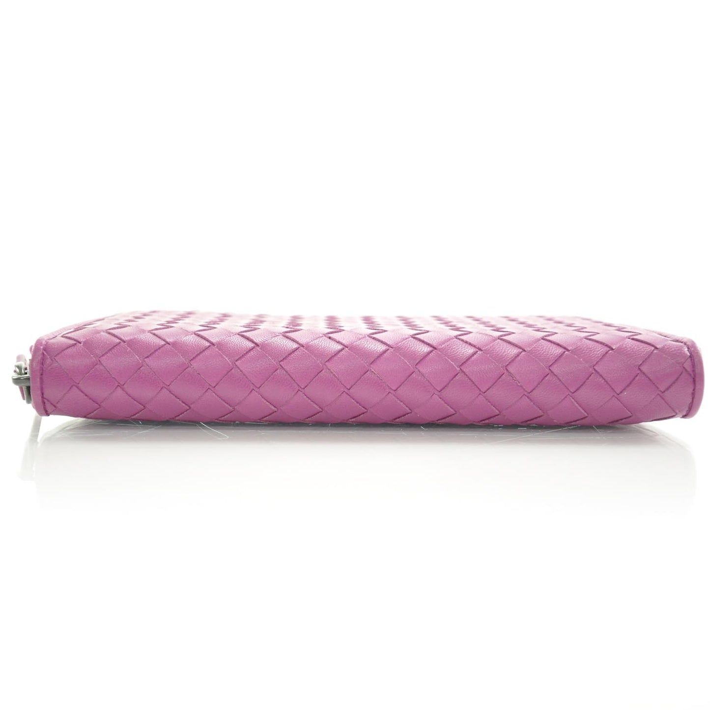 Nappa Intrecciato Zip Around Wallet Ametista