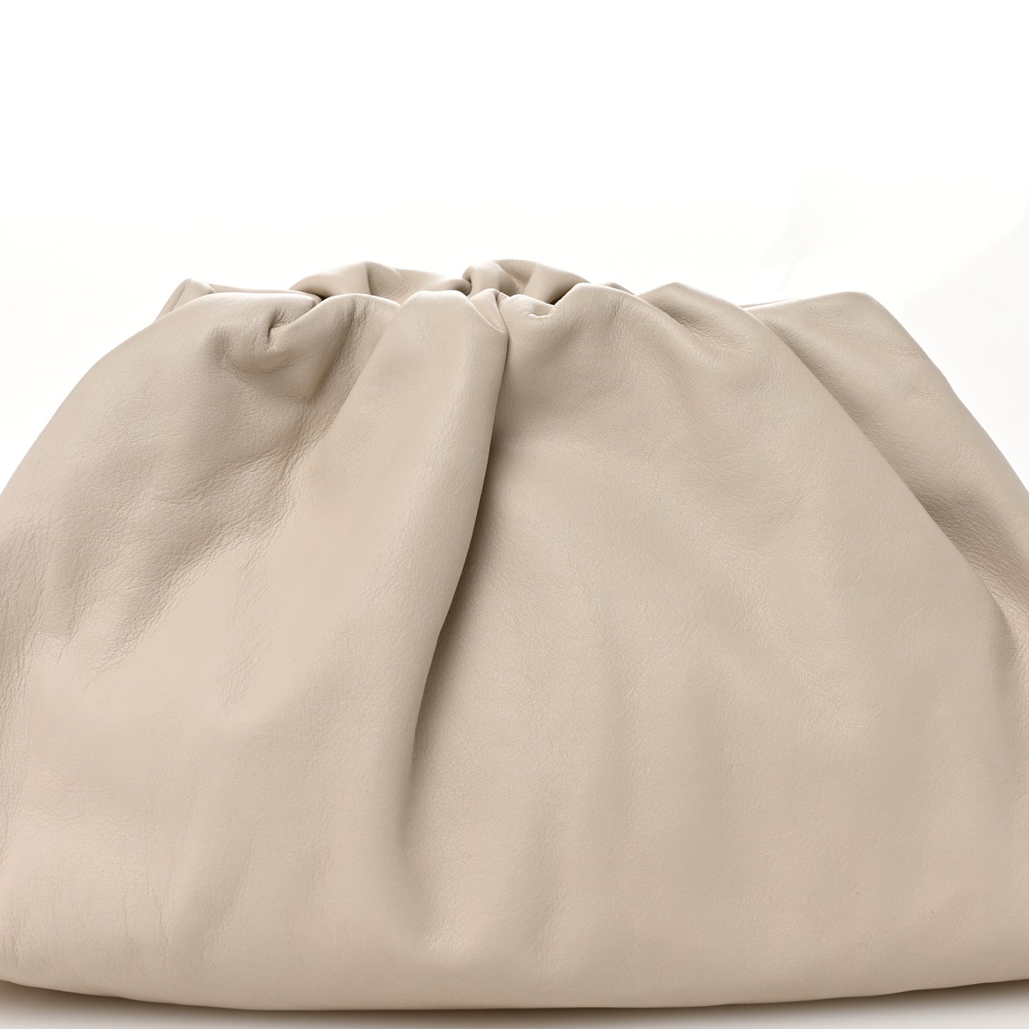 Smooth Butter Calf The Pouch Oversized Clutch Plaster