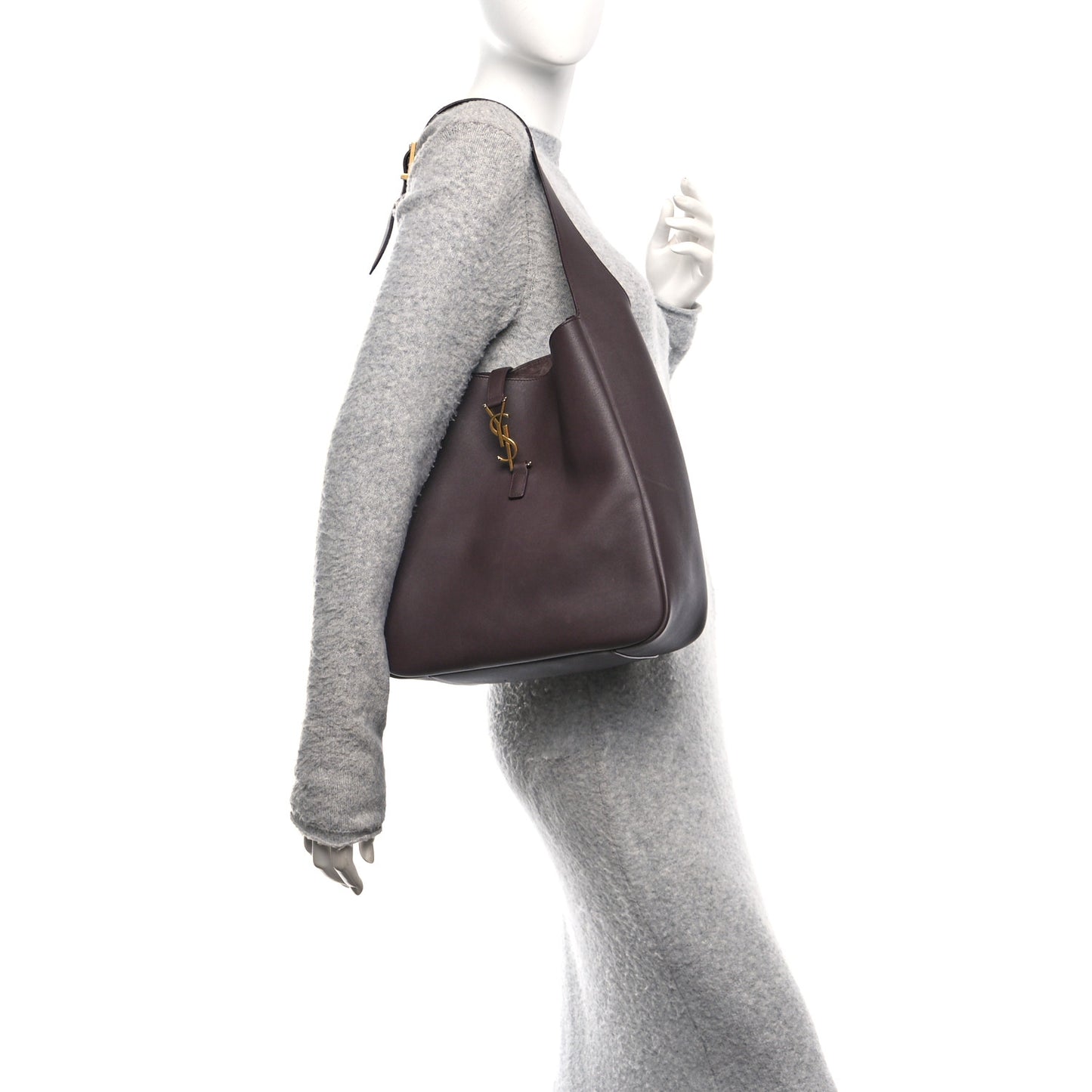 Supple Calfskin Large Le 5 A 7 Soft Hobo Raisin