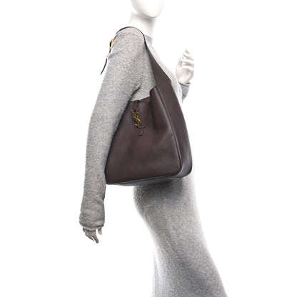 Saint Laurent Supple Calfskin Large Le 5 A 7 Soft Hobo Raisin 2 of 10