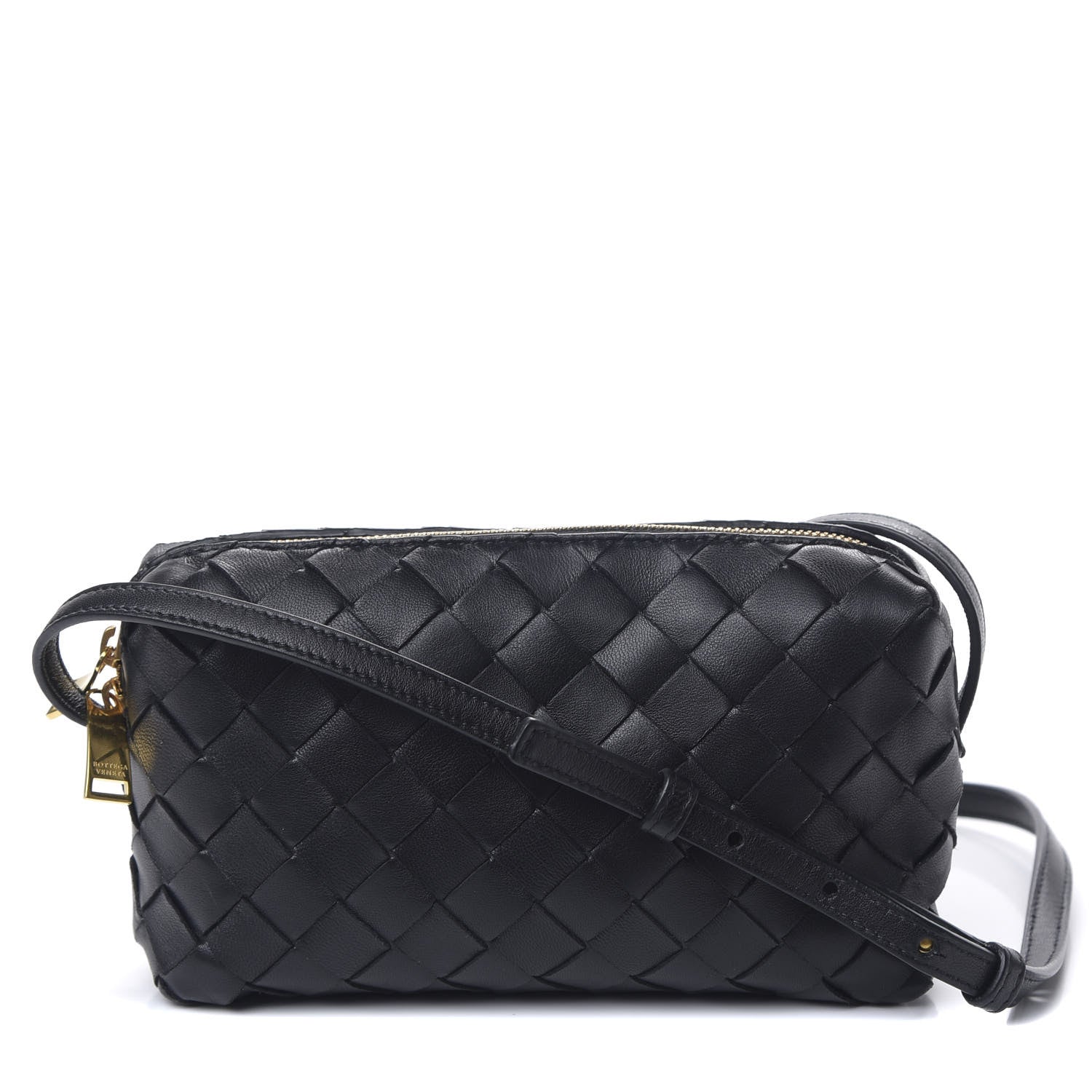 Bottega Veneta Nappa Intrecciato Mini Crossbody Black 1 of 9
