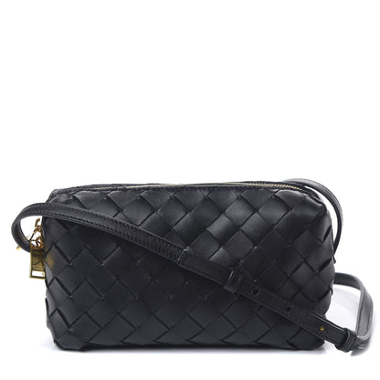 Bottega Veneta Nappa Intrecciato Mini Crossbody Black 1 of 9
