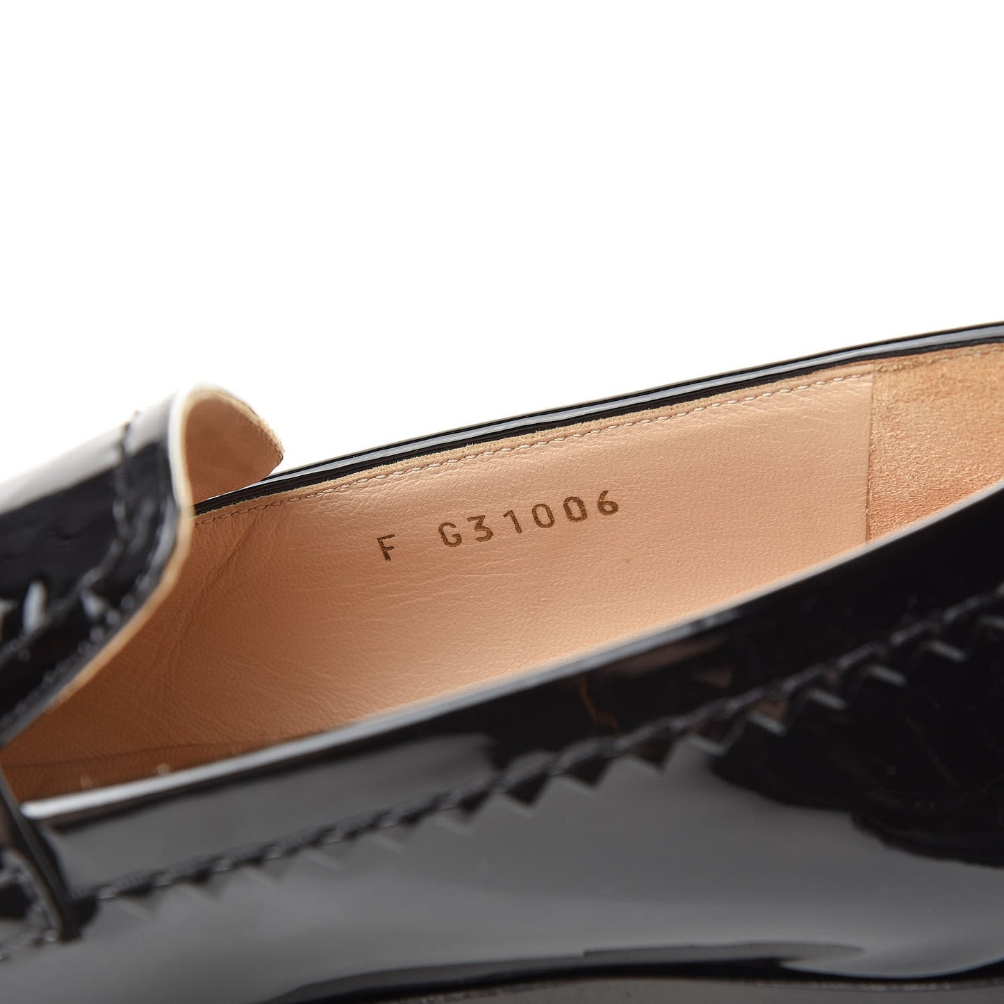 Patent CC Mocassin Loafers 39.5 Black