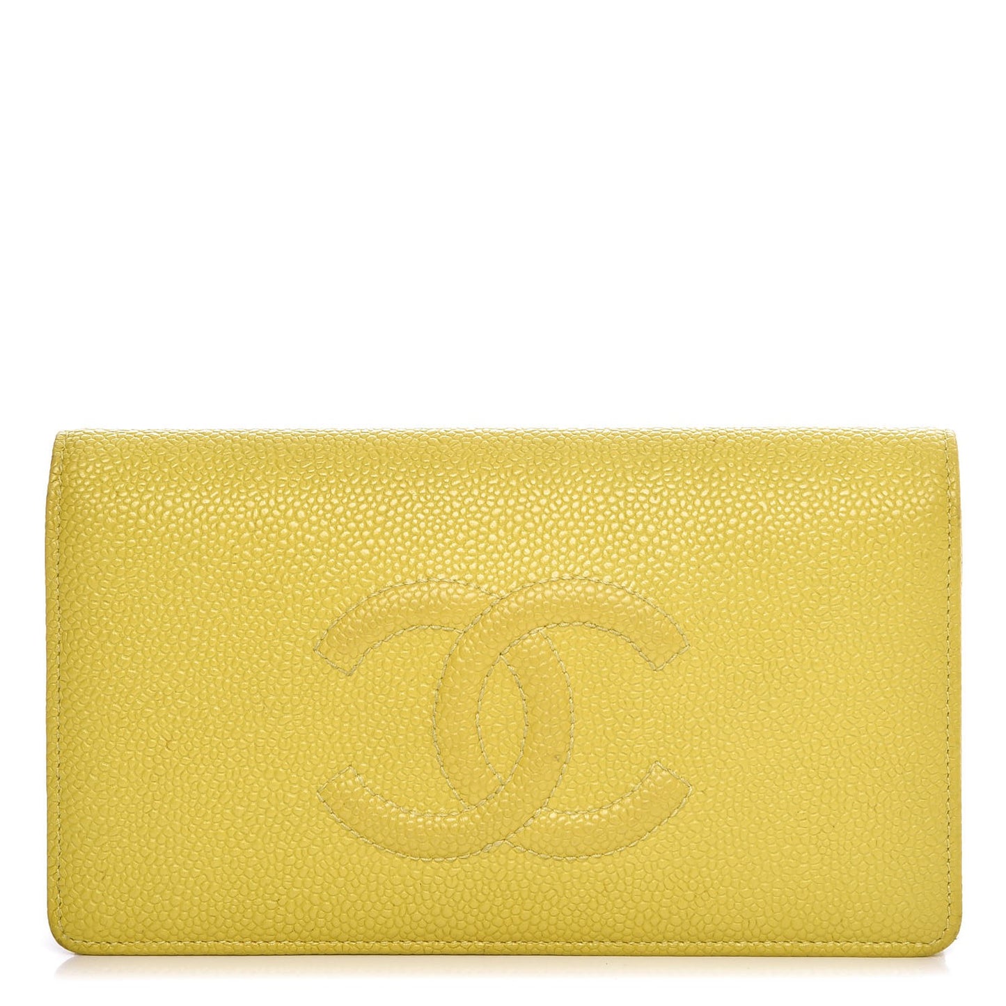 Caviar Timeless CC Yen Wallet Yellow
