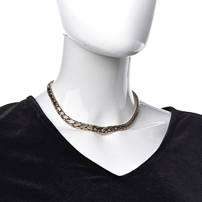 Tiffany 14K Yellow Gold Russian Braided Chain Necklace 2 of 5