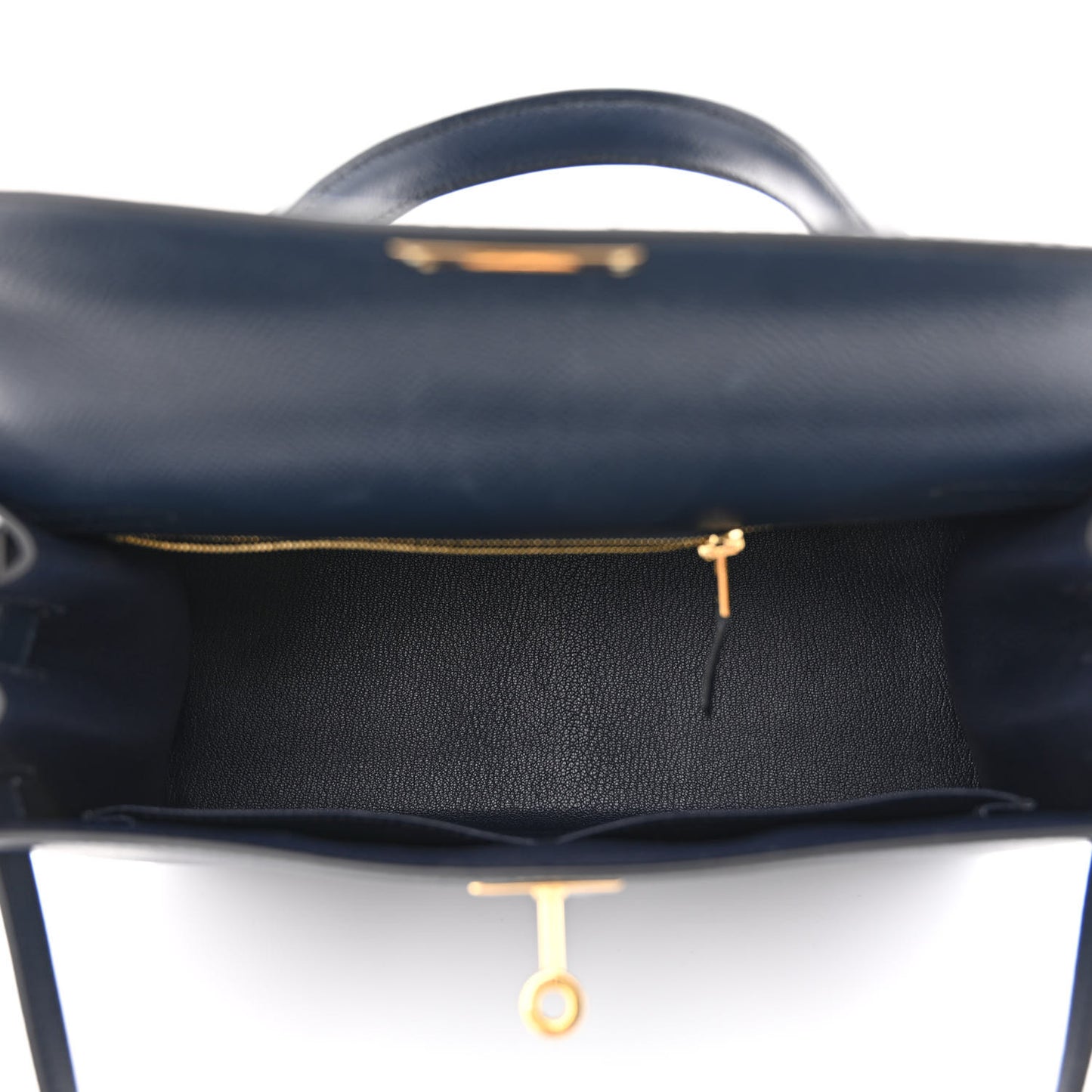 Epsom Kelly Sellier 28 Bleu Indigo