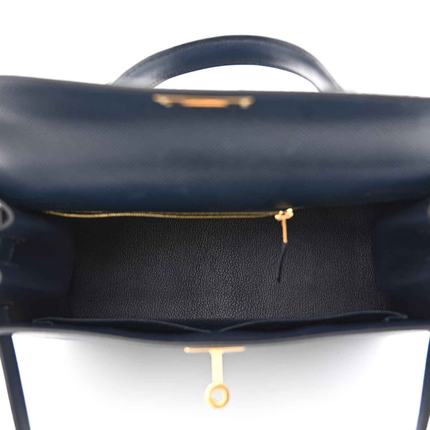 Hermes Epsom Kelly Sellier 28 Bleu Indigo 5 of 11