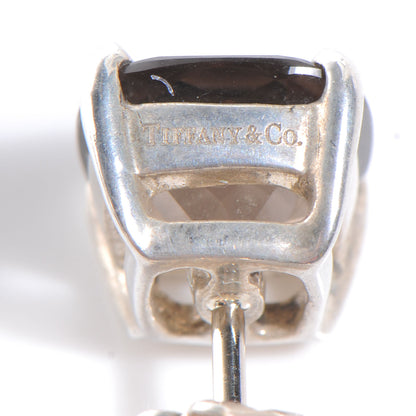 Tiffany Sterling Silver Smoky Quartz Sparklers Earrings 4 of 5
