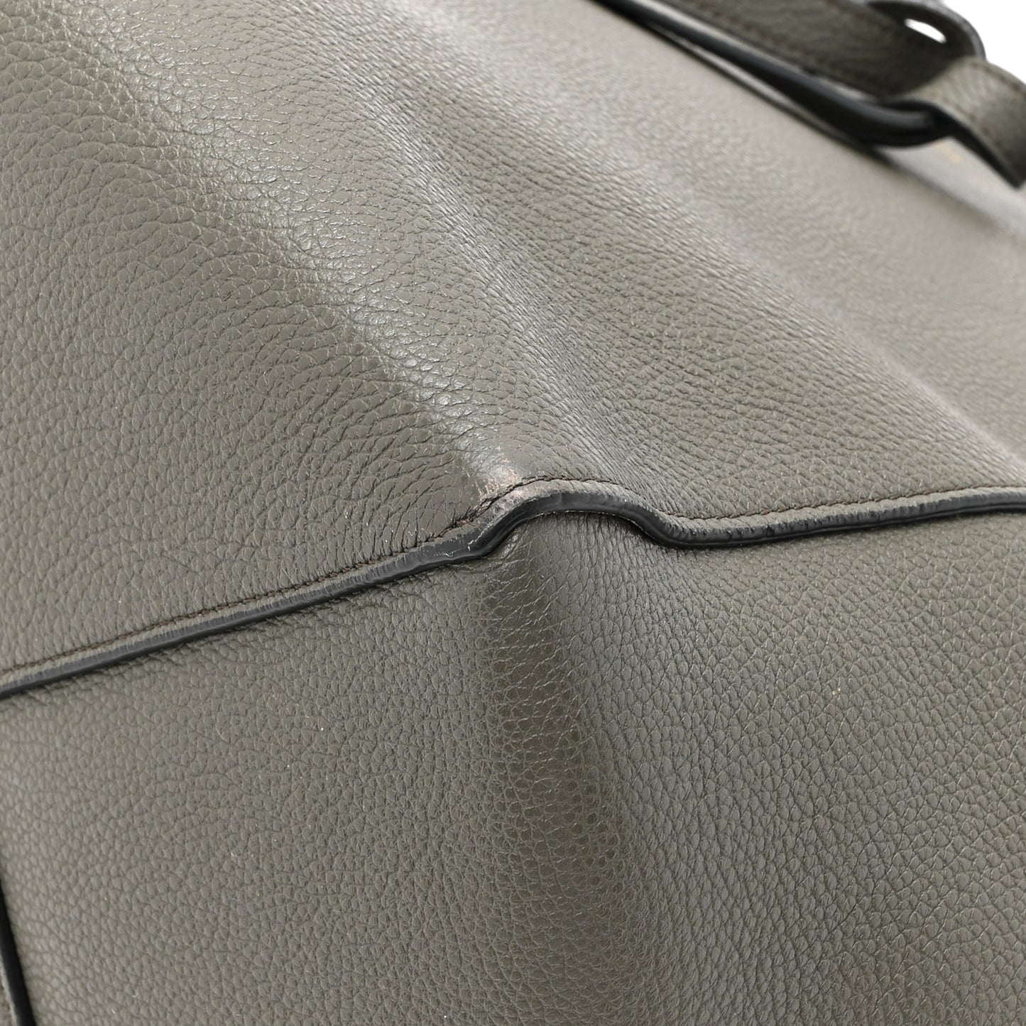 Soft Grained Calfskin Small Belt Cabas Phantom Taupe