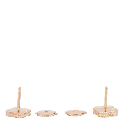 Van Cleef & Arpels 18K Rose Gold Sweet Alhambra Earrings 3 of 6