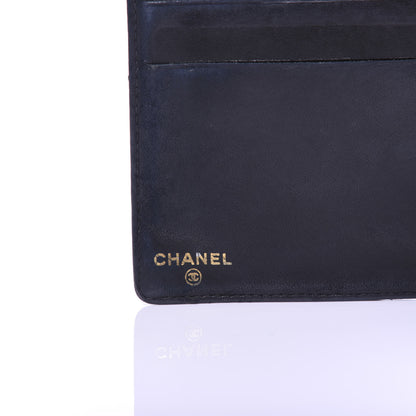 Chanel Caviar Timeless CC French Wallet Navy Blue 6 of 7