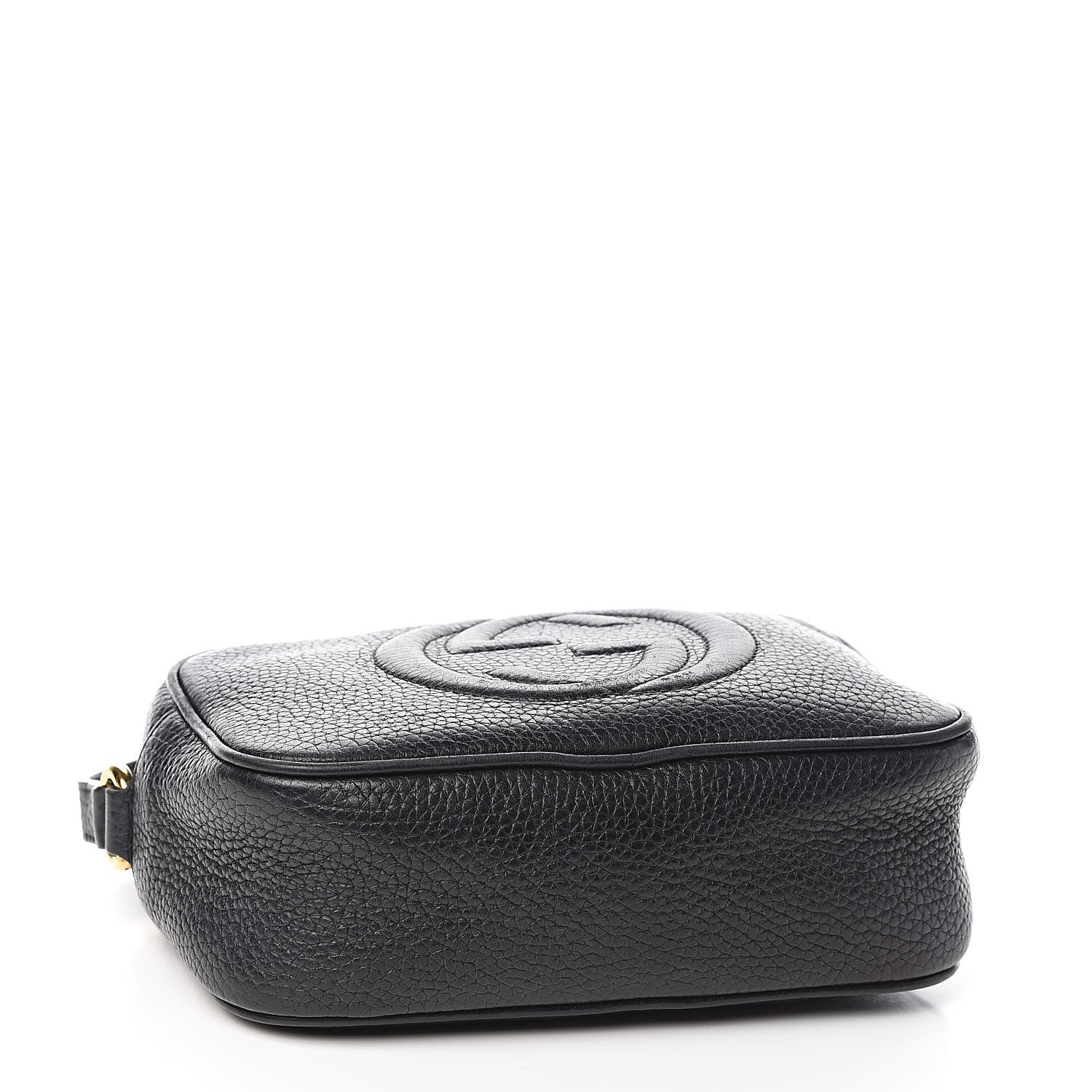 Gucci Pebbled Calfskin Mini Soho Disco Bag Black 4 of 10