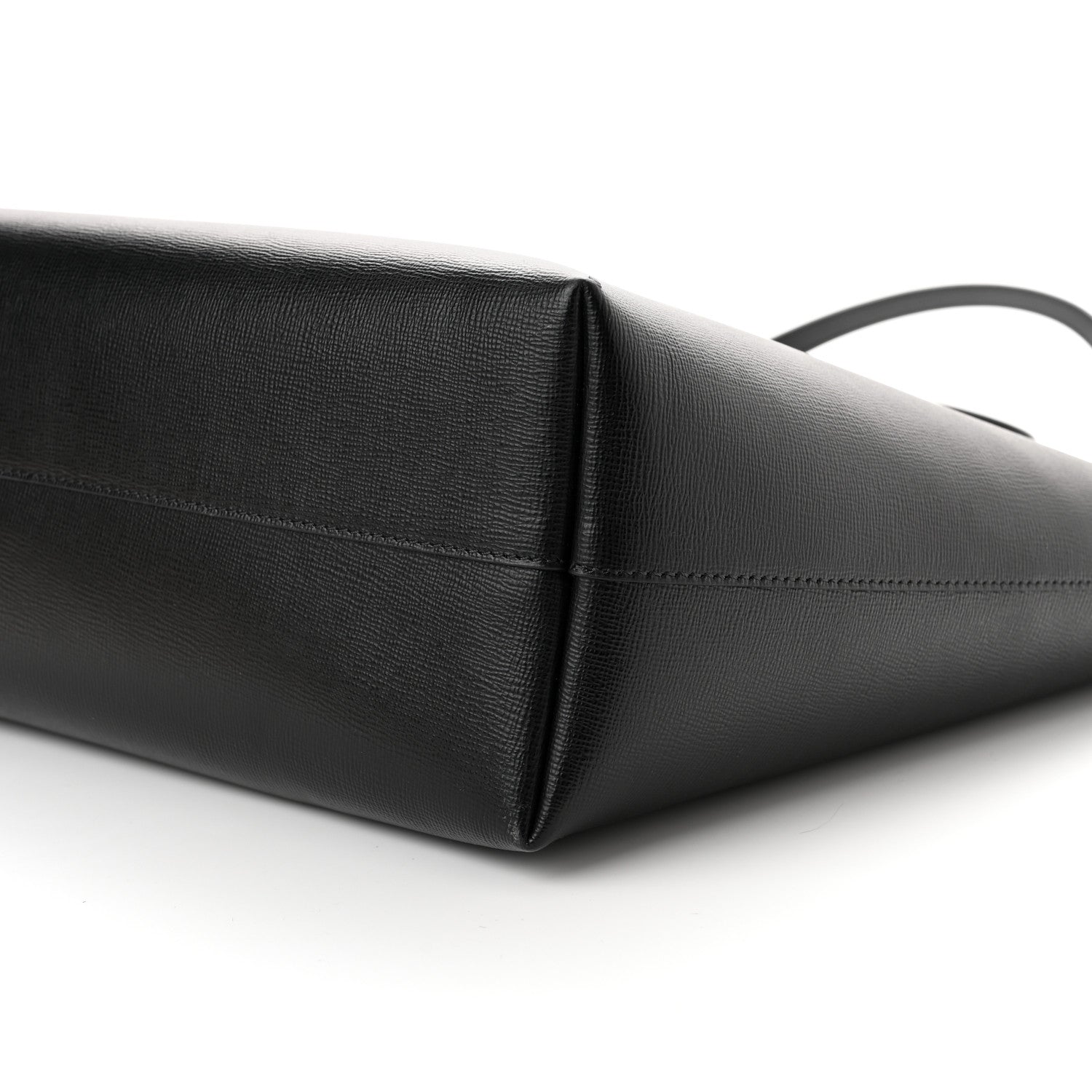 Tom Ford Grained Calfskin Small T Tote Black 8 of 8