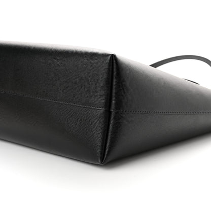 Tom Ford Grained Calfskin Small T Tote Black 8 of 8