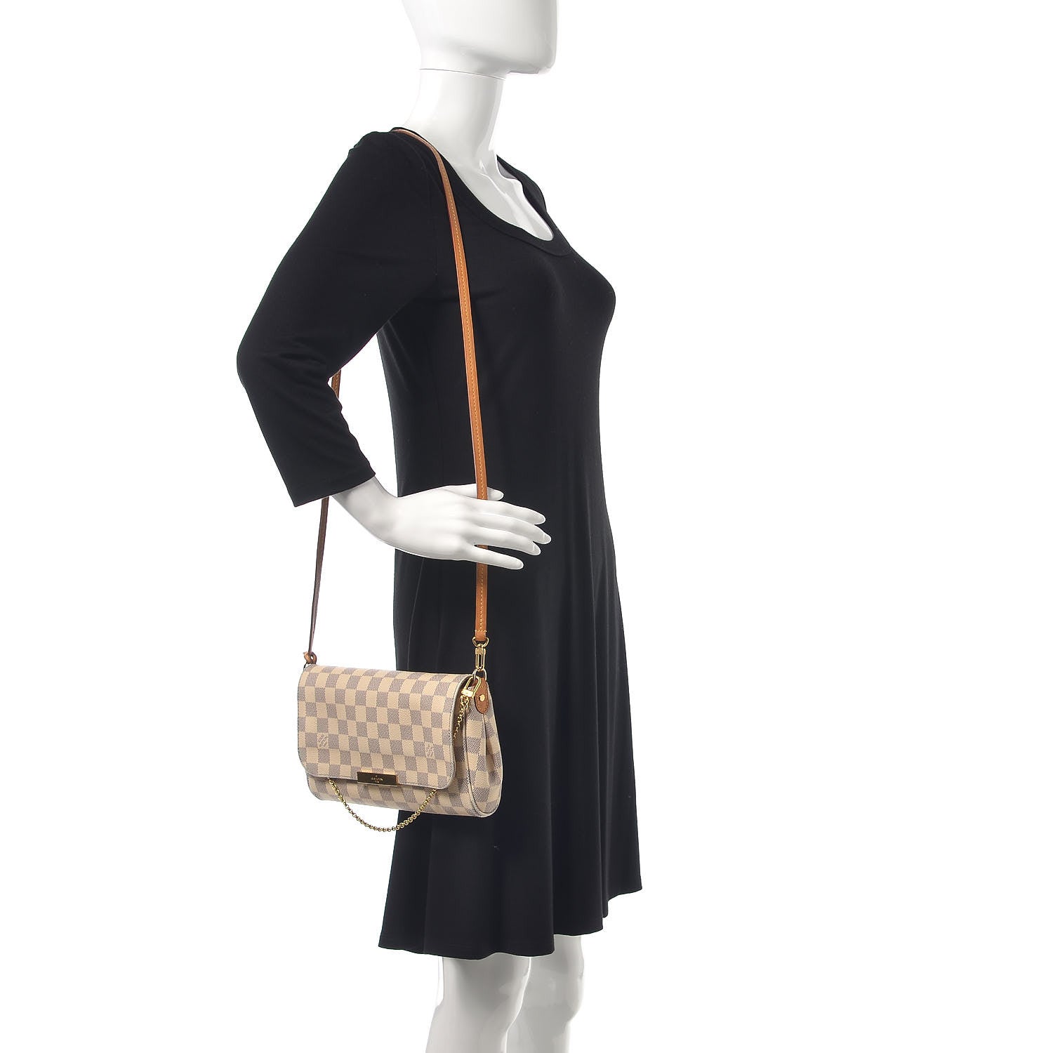 Louis Vuitton Damier Azur Favorite MM 2 of 16
