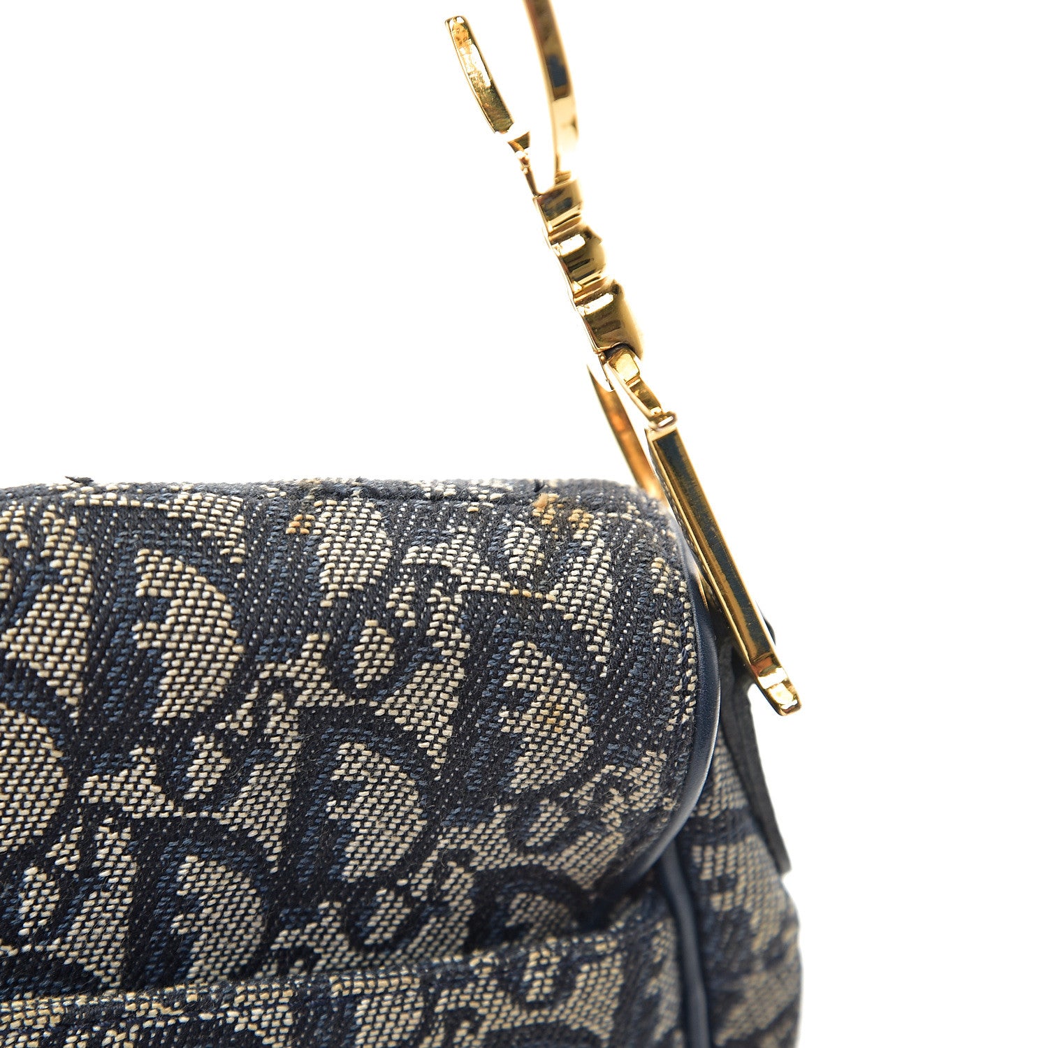 Christian Dior Monogram Saddle Bag Blue 11 of 13