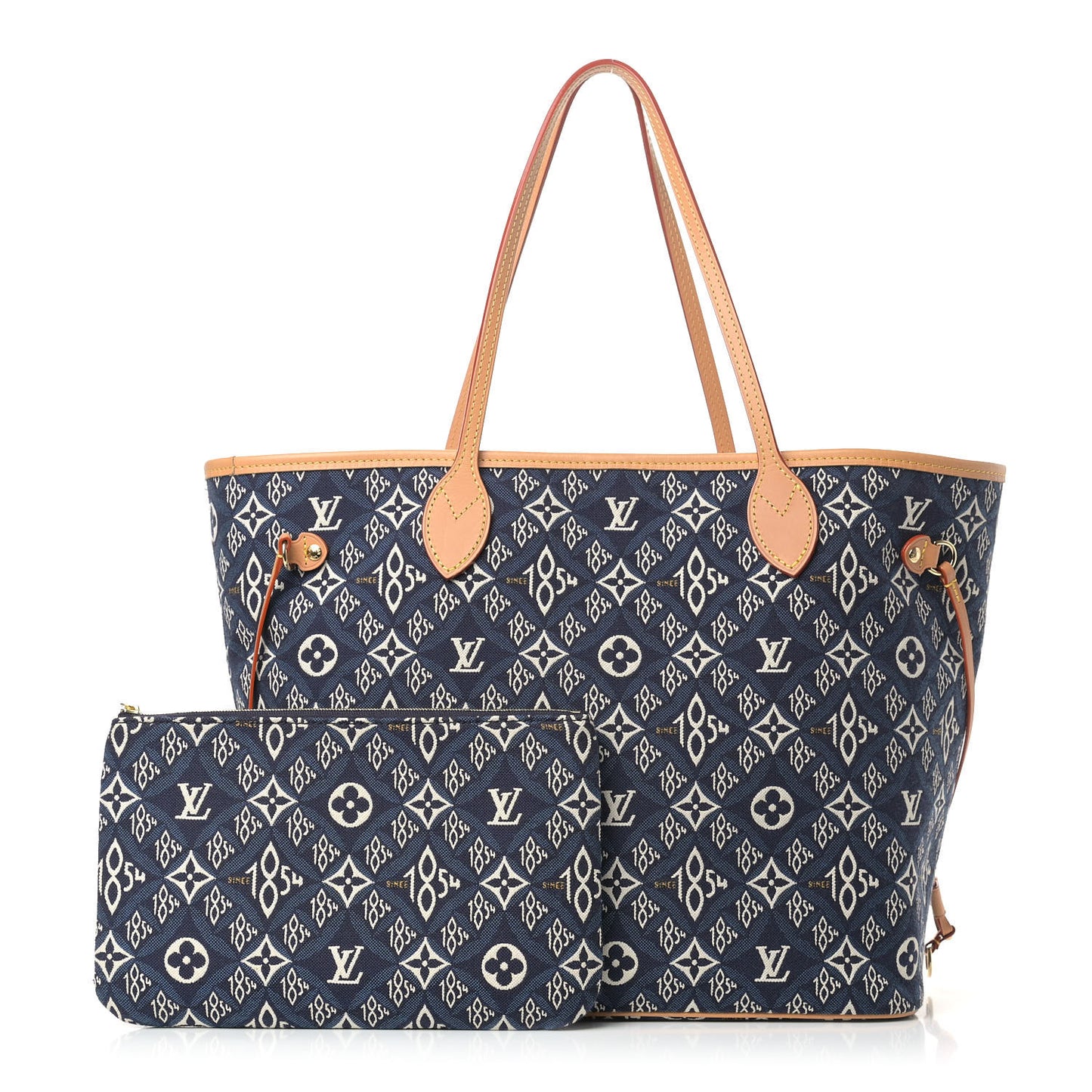 Jacquard Since 1854 Neverfull MM Blue