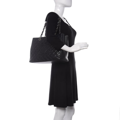 Chanel Caviar Quilted Grand Shopping Tote GST Black 2 of 12