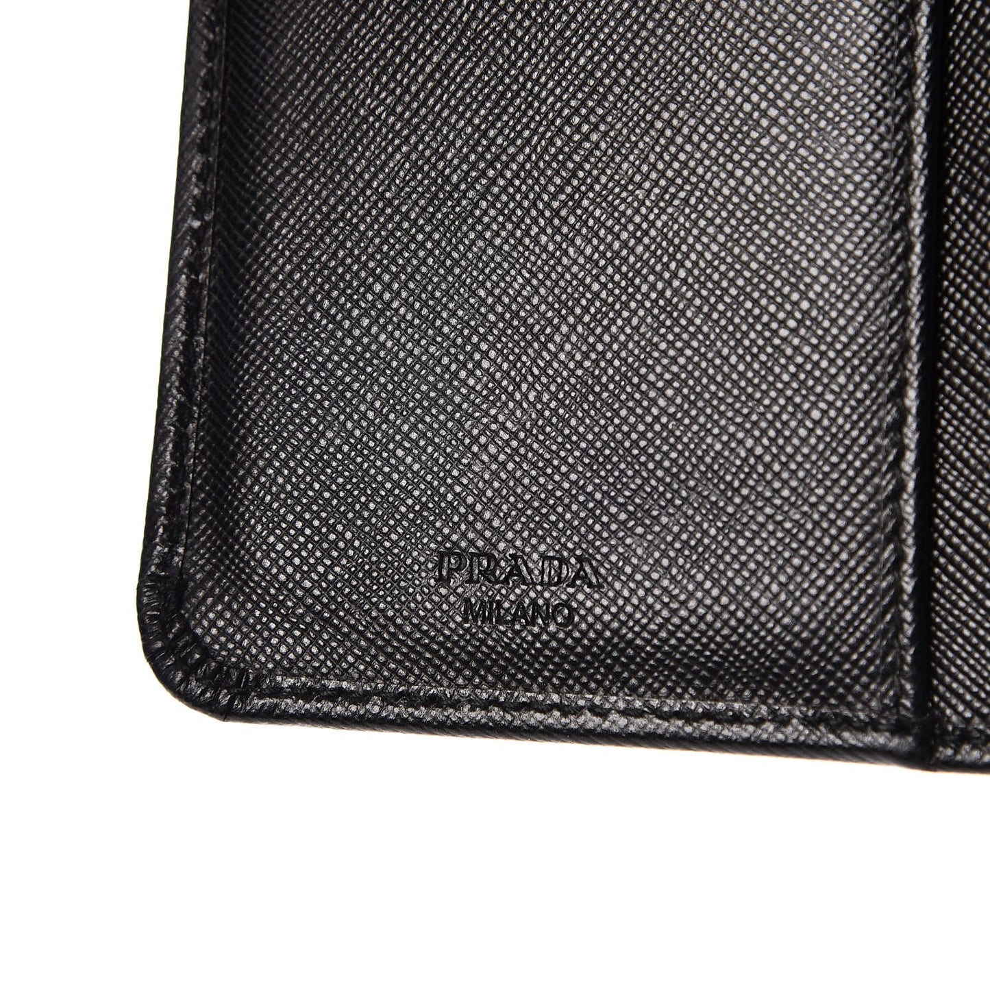 Saffiano Compact Wallet Nero Black