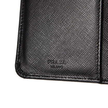 Prada Saffiano Compact Wallet Nero Black 6 of 8