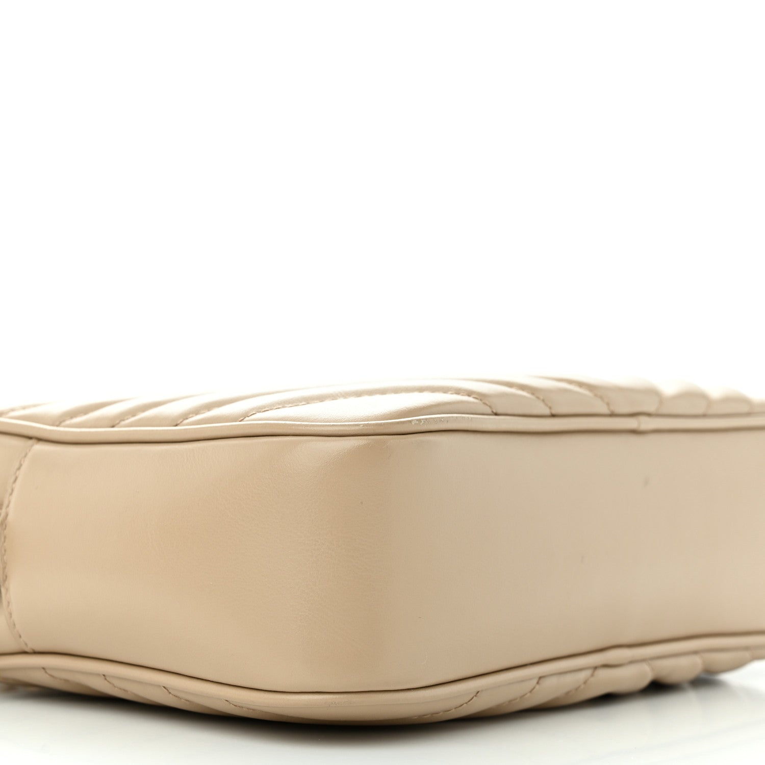 Saint Laurent Calfskin Matelasse Monogram Lou Camera Bag Dark Beige 9 of 14
