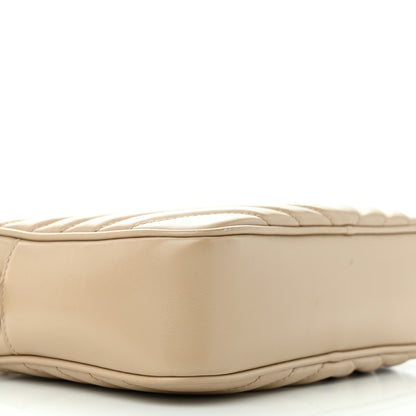 Saint Laurent Calfskin Matelasse Monogram Lou Camera Bag Dark Beige 9 of 14