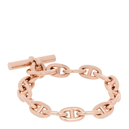 Hermes 18K Rose Gold MM Chaine d'Ancre Bracelet 2 of 4