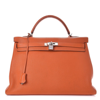Hermes Togo Kelly Retourne 40 Orange 1 of 42