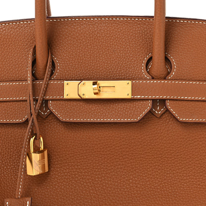Hermes Togo Birkin 35 Gold 8 of 14