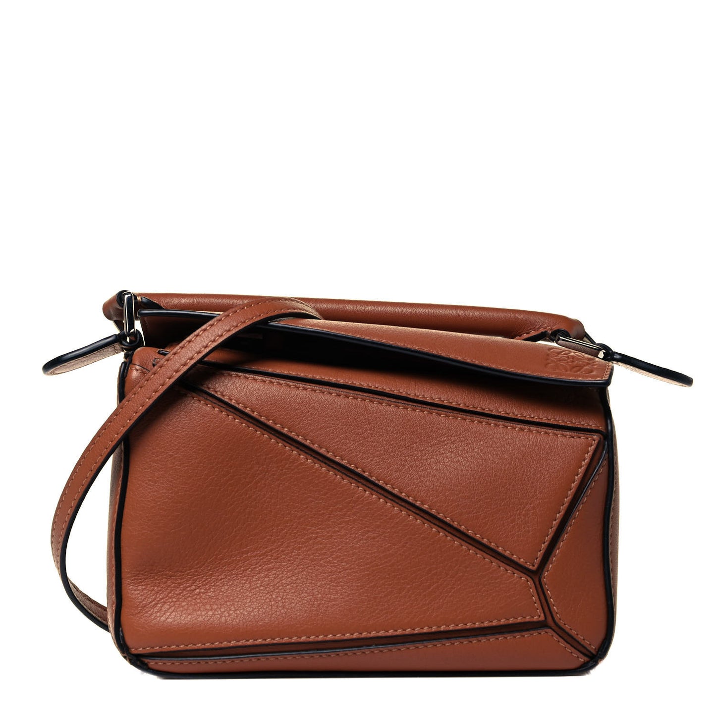 Calfskin Mini Puzzle Bag Tan