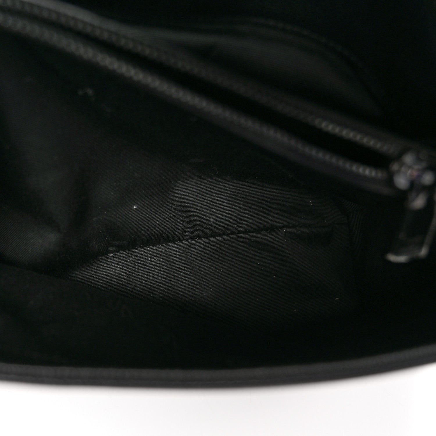Saint Laurent Grain De Poudre Medium West Hollywood Monogram Fold-Over Black 5 of 10
