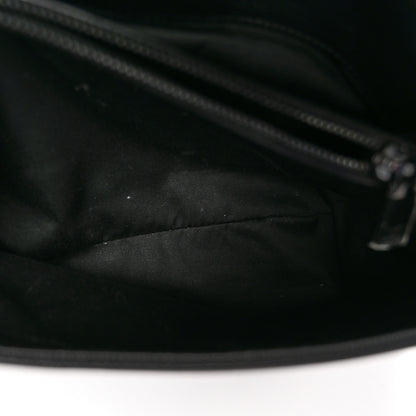 Saint Laurent Grain De Poudre Medium West Hollywood Monogram Fold-Over Black 5 of 10
