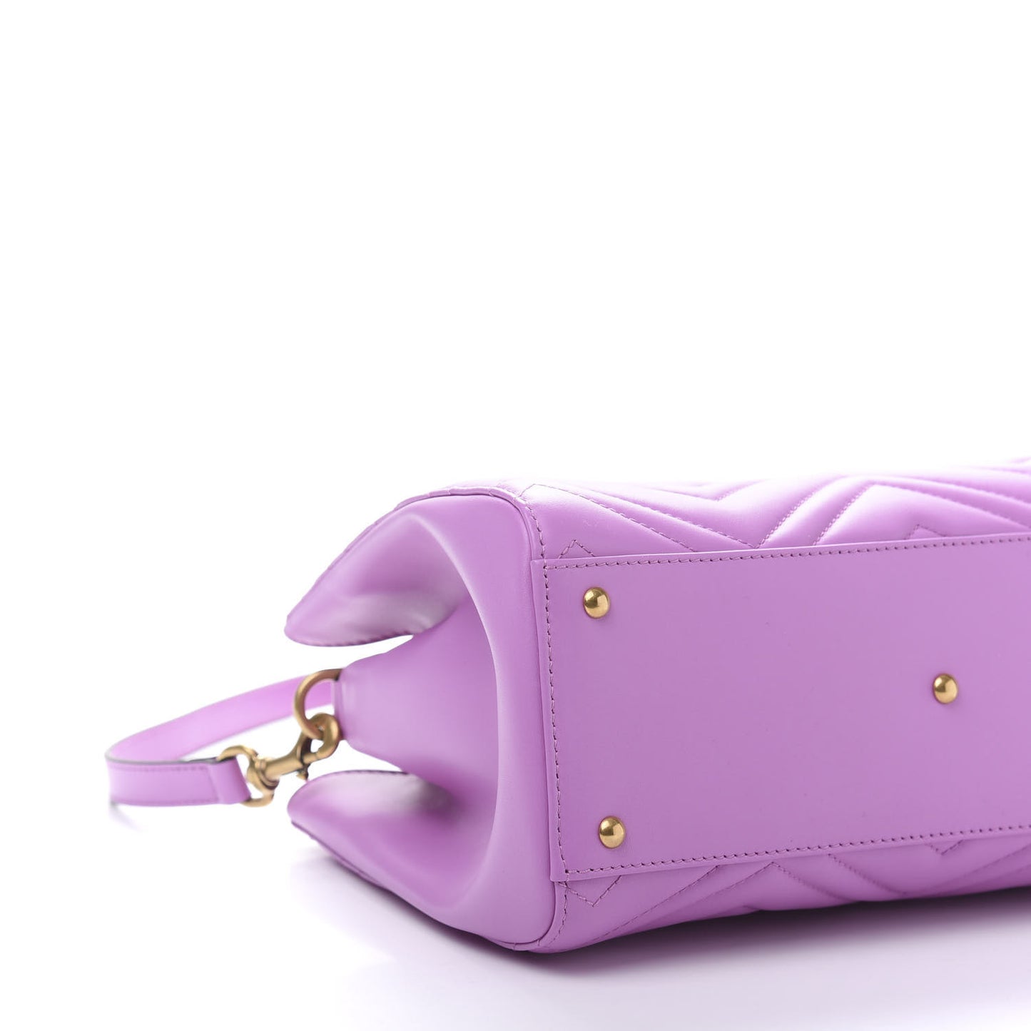 Calfskin Matelasse Small GG Marmont Tote Candy Mousse