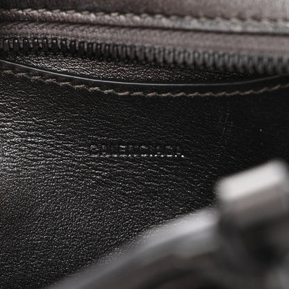 Balenciaga Smooth Calfskin Neo Classic Black Hardware Mini City Gunmetal 6 of 10