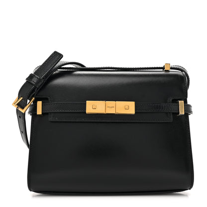 Saint Laurent Smooth Calfskin Mini Manhattan Shoulder Bag Black 1 of 10