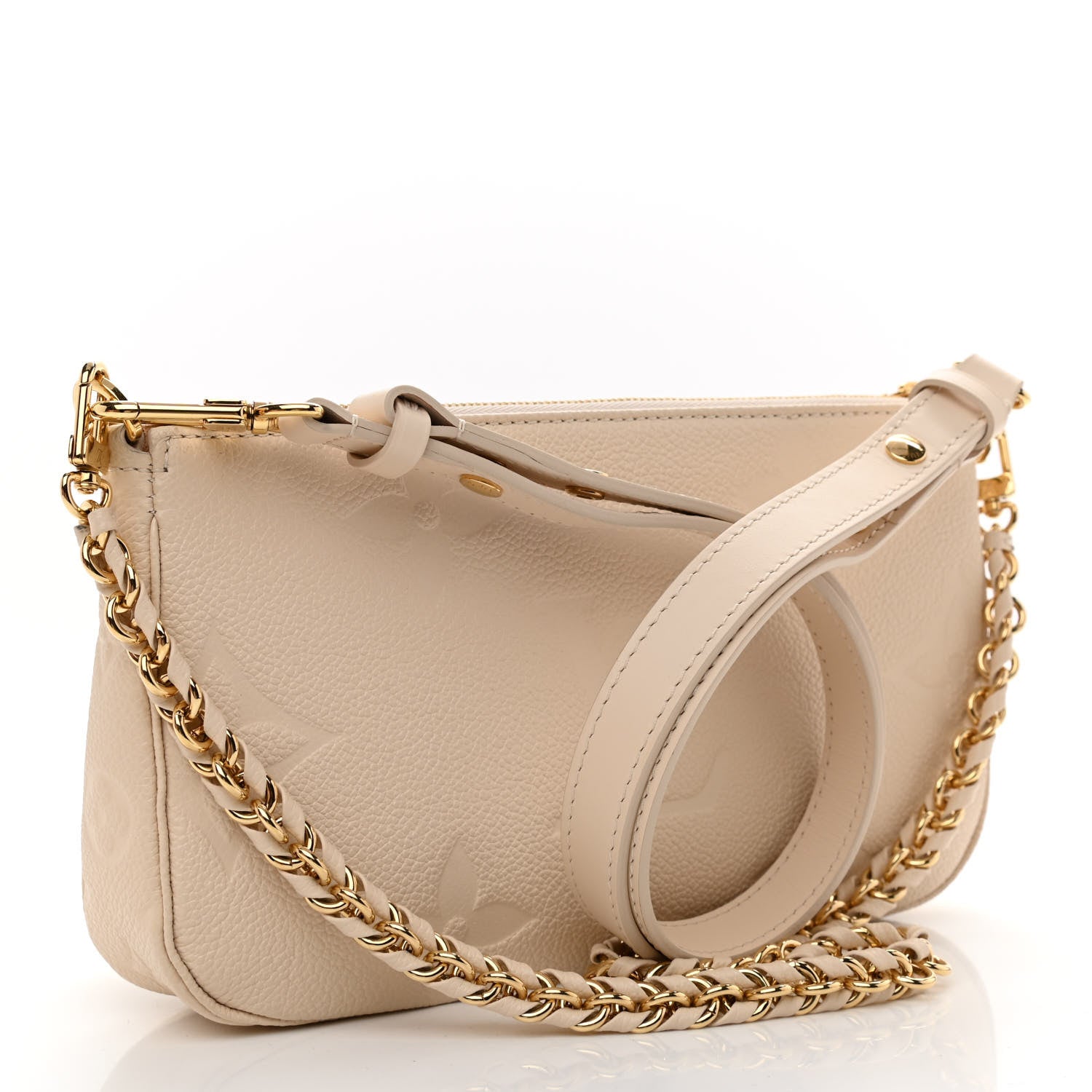 Louis Vuitton Empreinte Monogram Giant Multi Pochette Accessories Cream 3 of 11