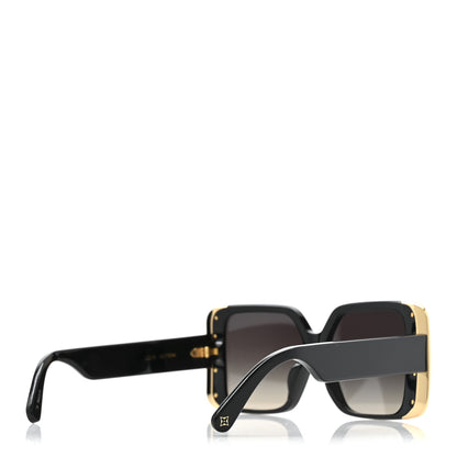 Louis Vuitton Acetate LV Moon Square Sunglasses Z1664W Black 4 of 6