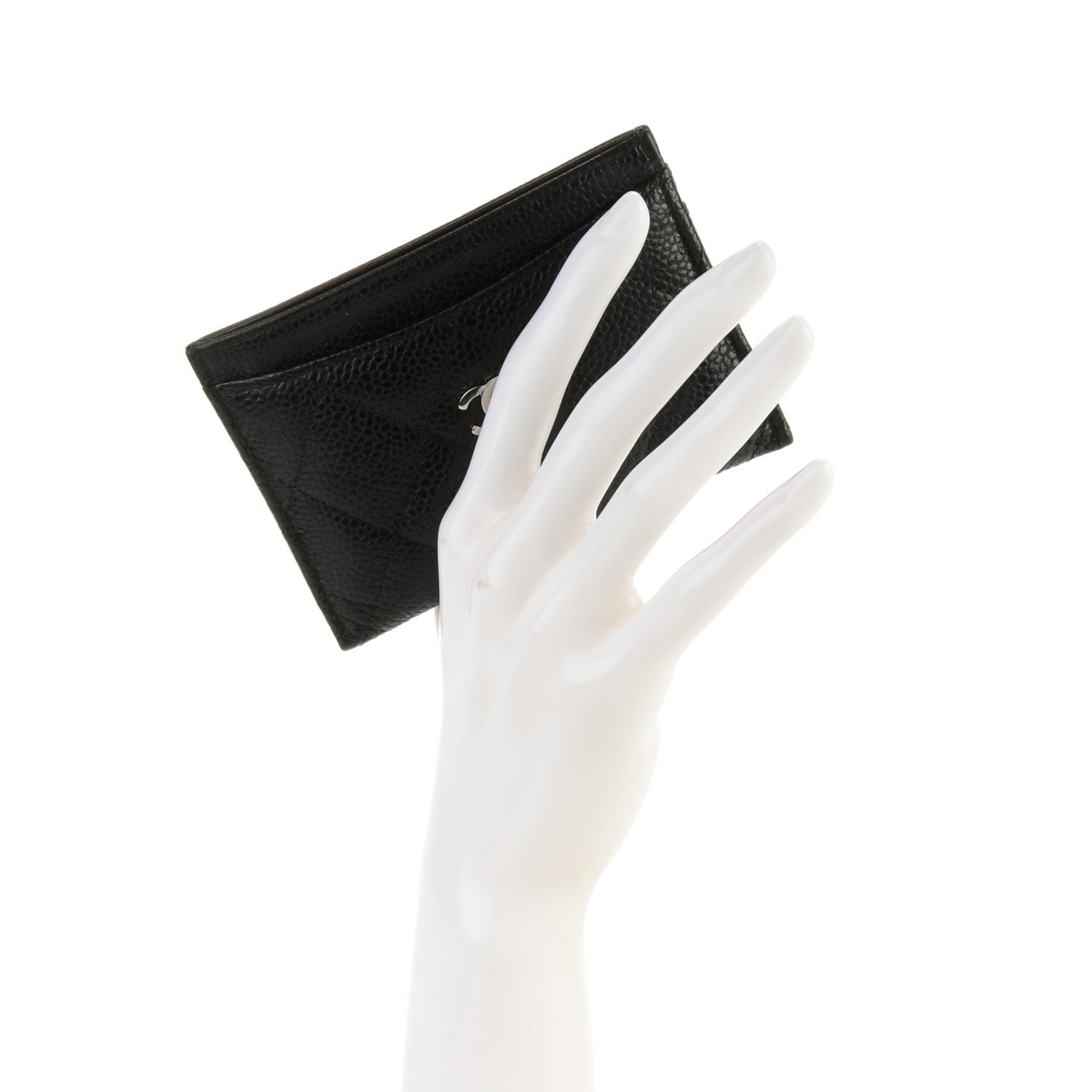 Chanel Caviar Quilted Card Holder Black 2 of 7