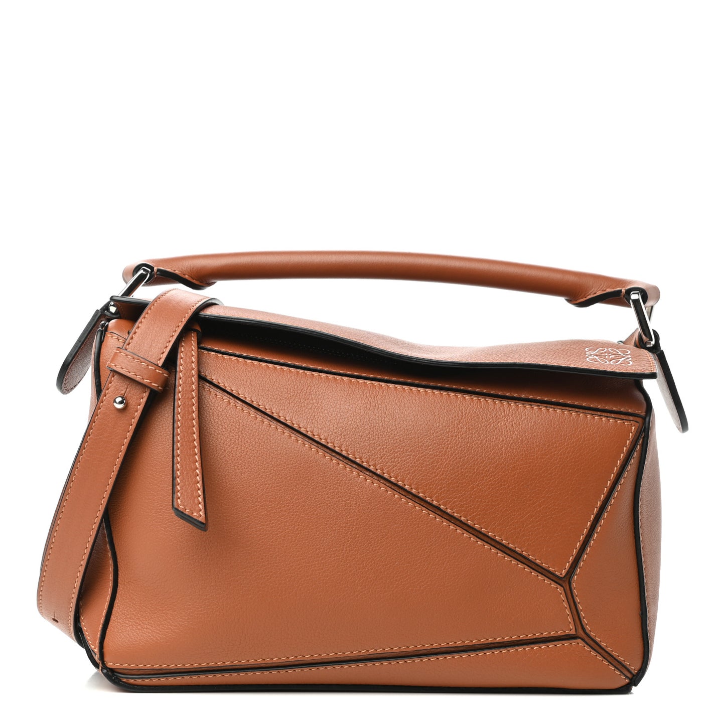 Calfskin Small Puzzle Bag Tan