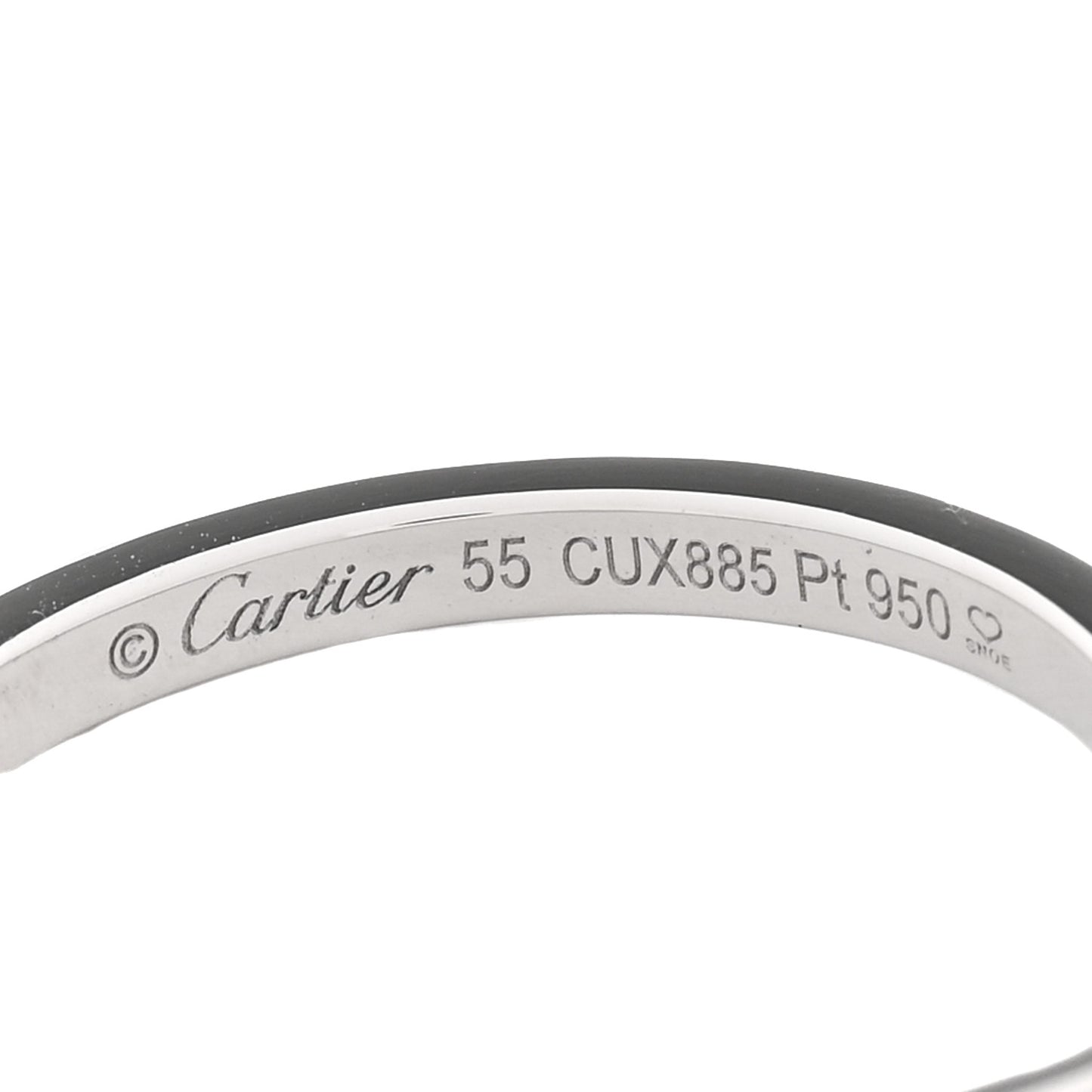 Platinum 2mm Ballerine Curved Wedding Band Ring 55 7.25
